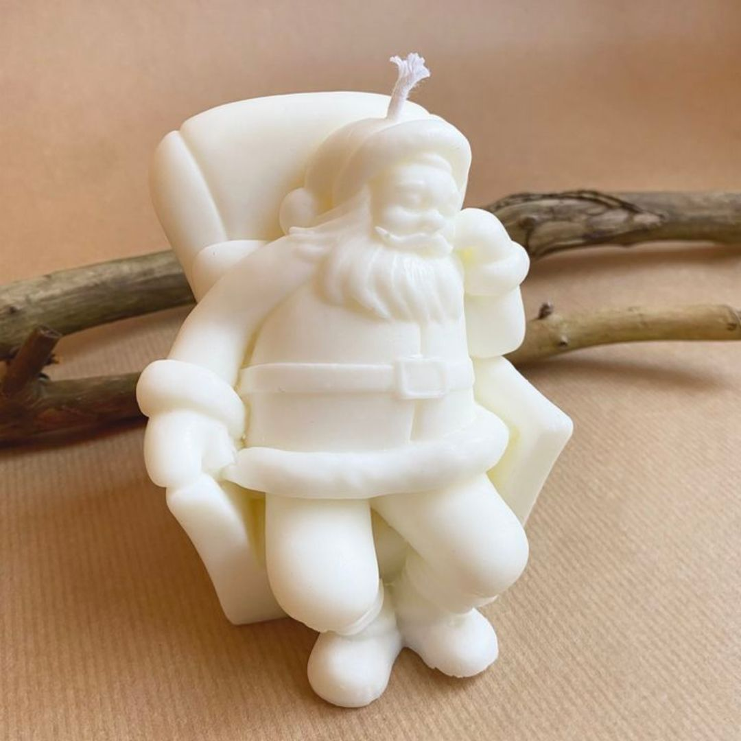 VELA PAPÁ NOEL DURMIENDO