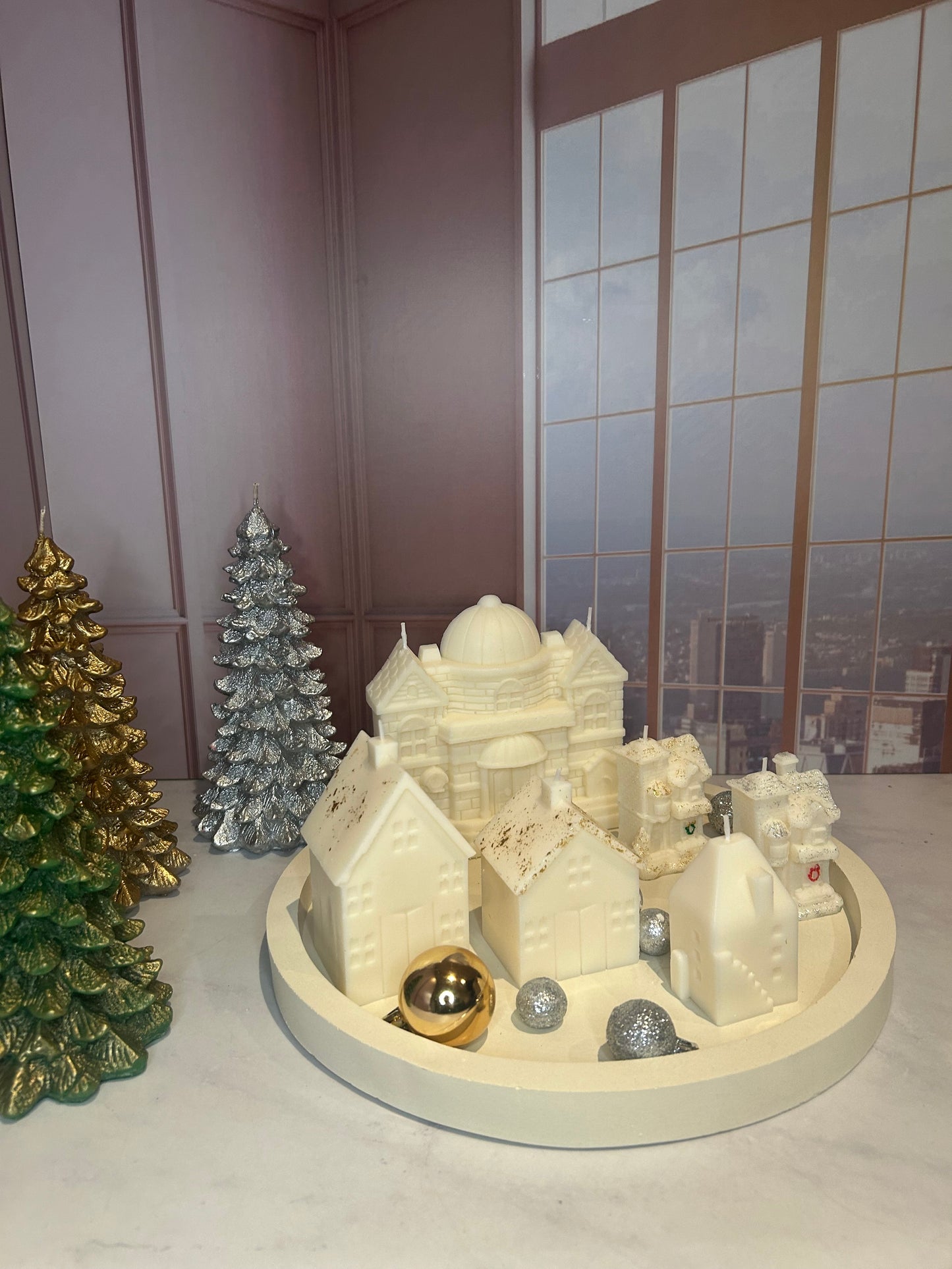 SET CHRISTMAS VILLAGE 2