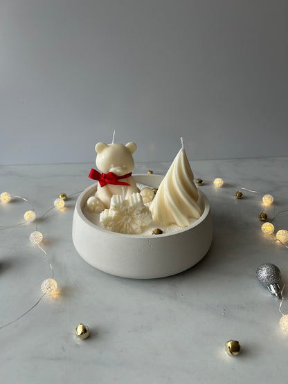 SET CHRISTMAS SNOW EN CONCRETO