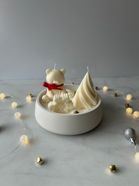 SET CHRISTMAS SNOW EN CONCRETO