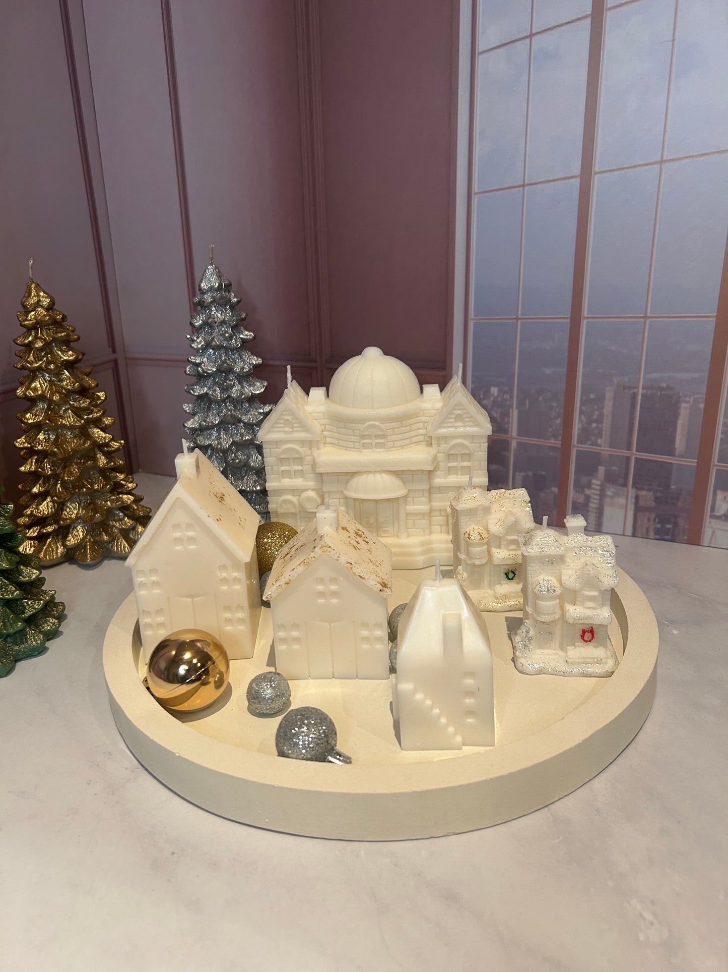 SET CHRISTMAS VILLAGE 2