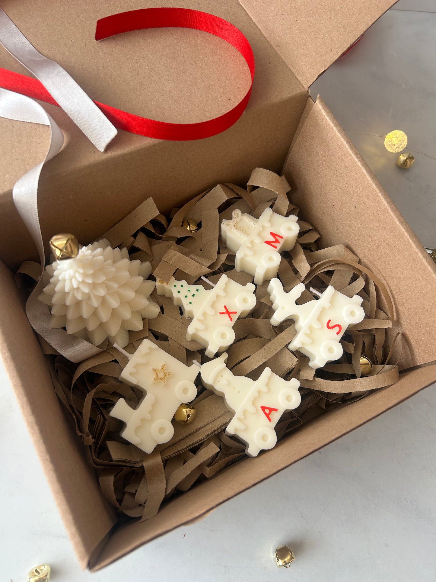 SET REGALO TREN Xmas PETIT 5 VAGONES