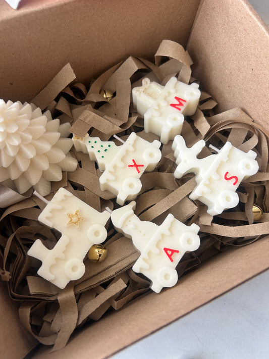 SET REGALO TREN Xmas PETIT 5 VAGONES