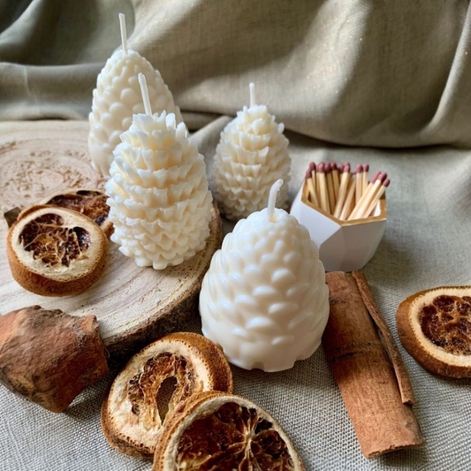 VELA PIÑA DE NAVIDAD 1