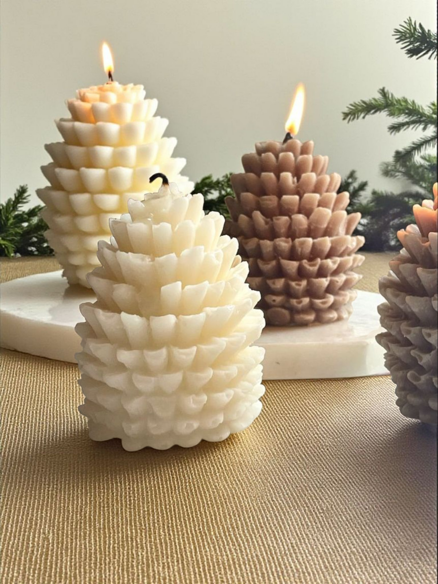 VELA PIÑA DE NAVIDAD 2