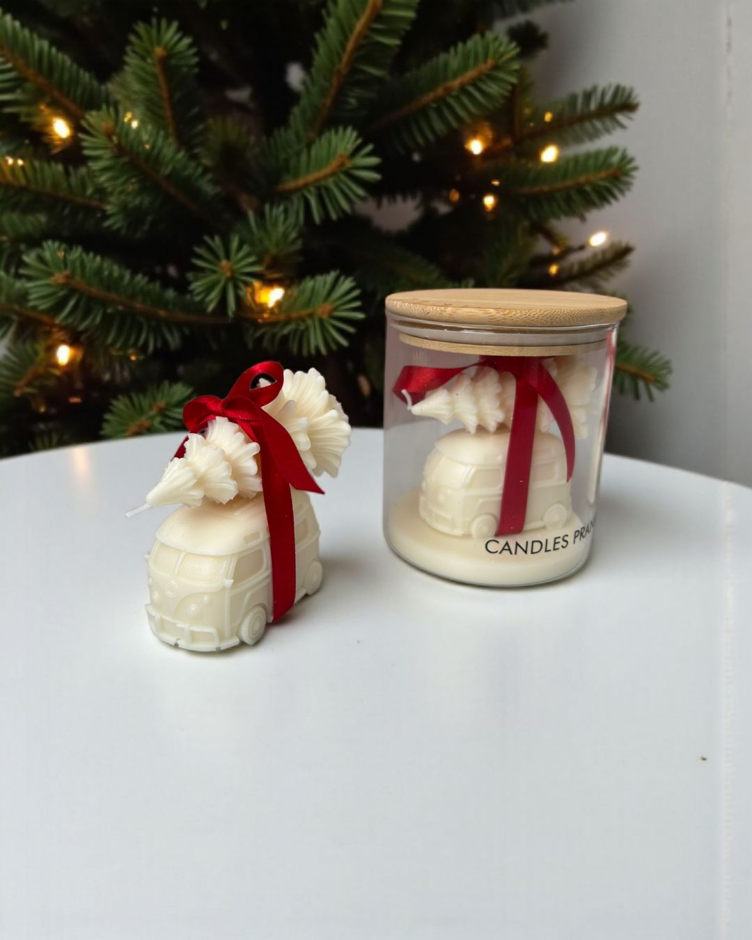 Christmas Car Candle Jar