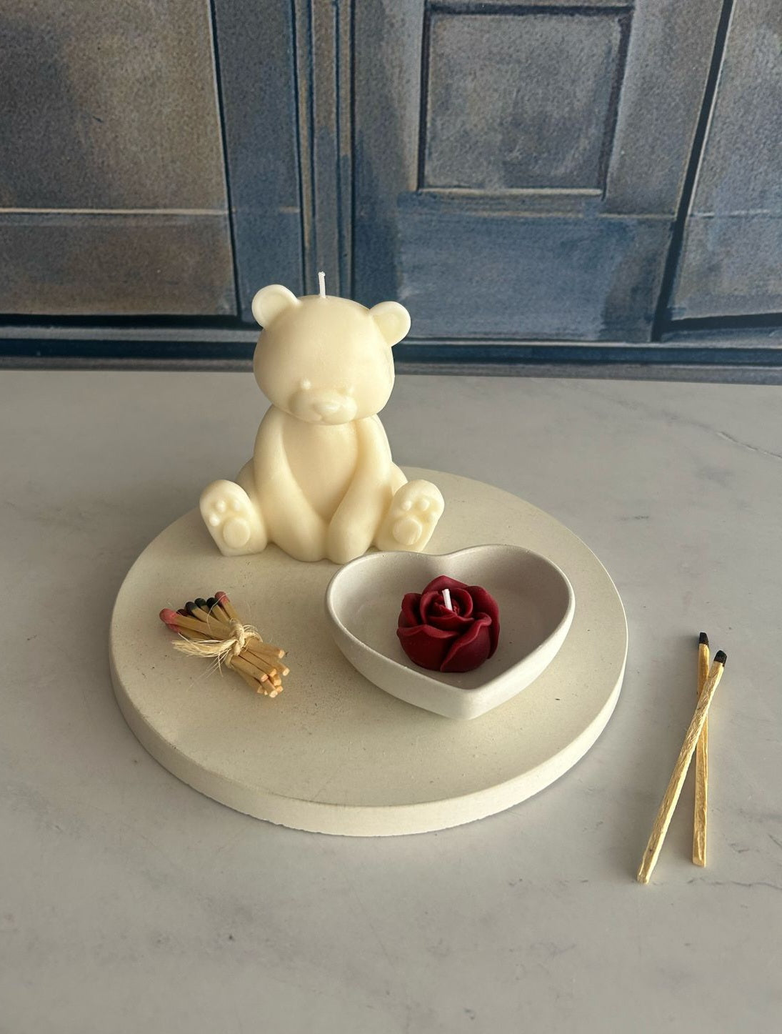 Set Regalo Bear Candle