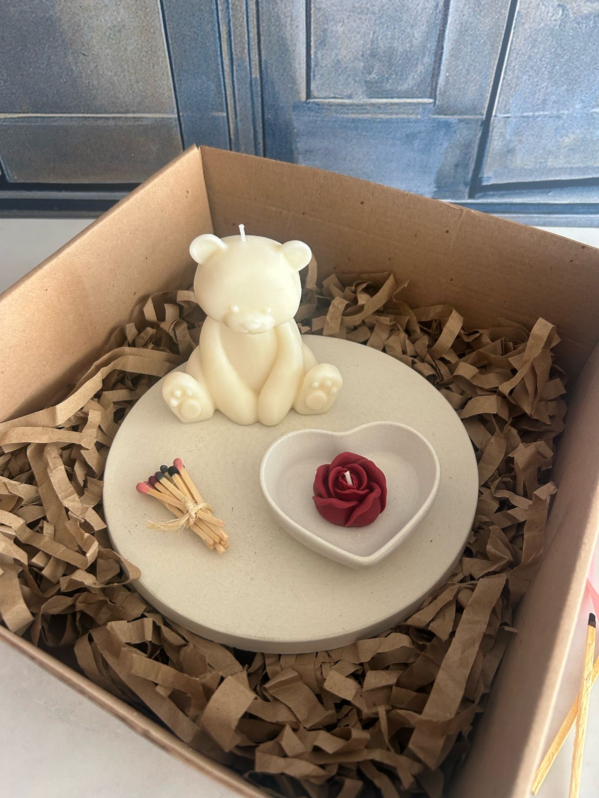 Set Regalo Bear Candle