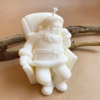 VELA PAPÁ NOEL DURMIENDO